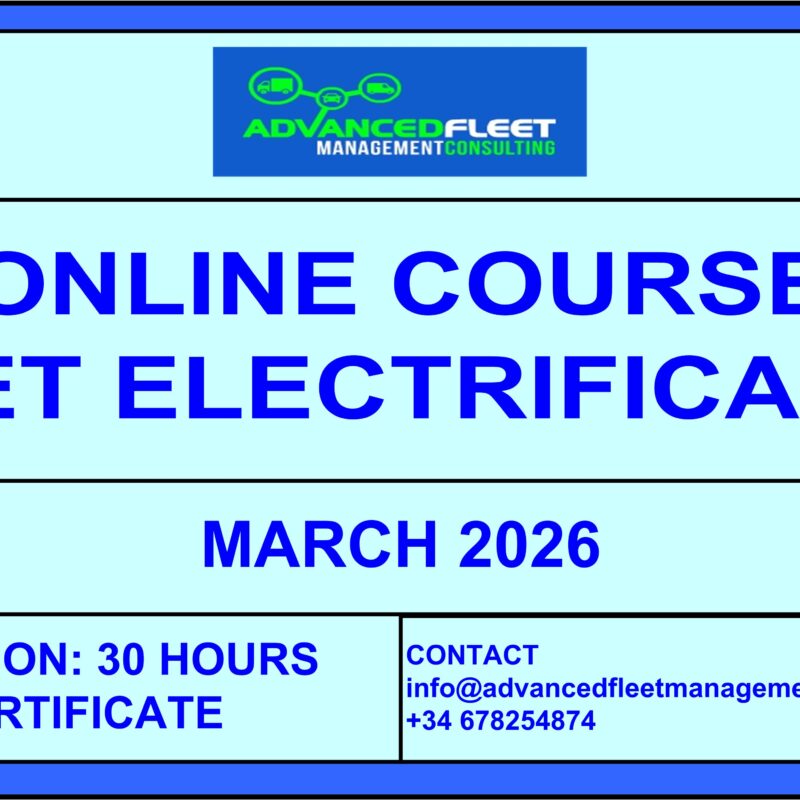 1st online training on Fleet Electrification-March 2026.