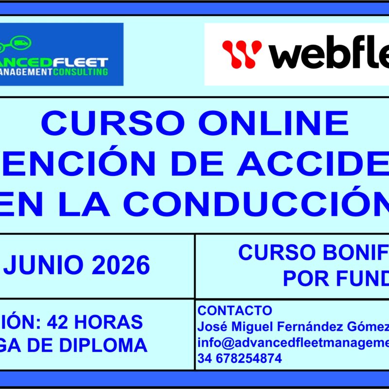 1º Curso online de Prevención de accidentes en la conducción. 15 de Junio.